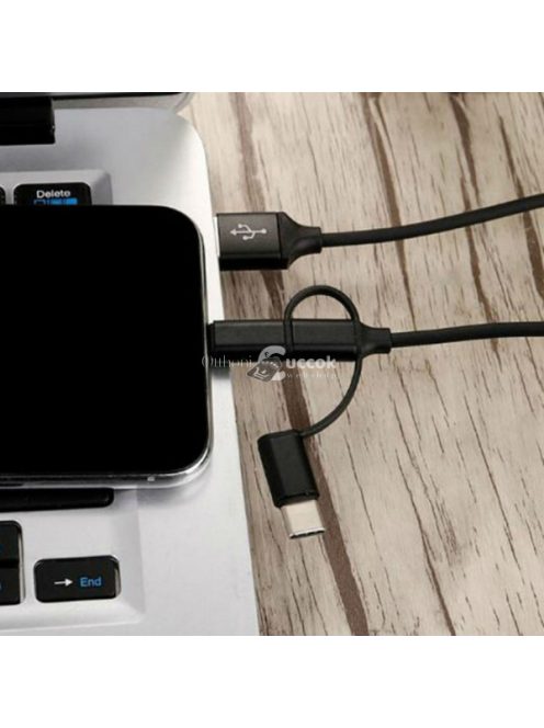 3 az 1-ben USB töltőkábel