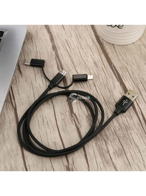 3 az 1-ben USB töltőkábel