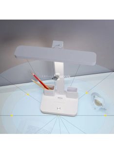   TGX-L10 újratölthető állítható fényerejű asztali LED lámpa toll és mobiltartóval