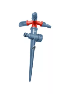   Leszúrható háromágú forgó locsóló, kuplung csatlakozóval