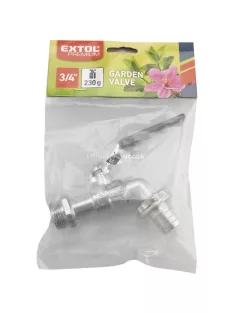 Kerti kifolyócsap, karos, tömlővéges, 1/2, 220g