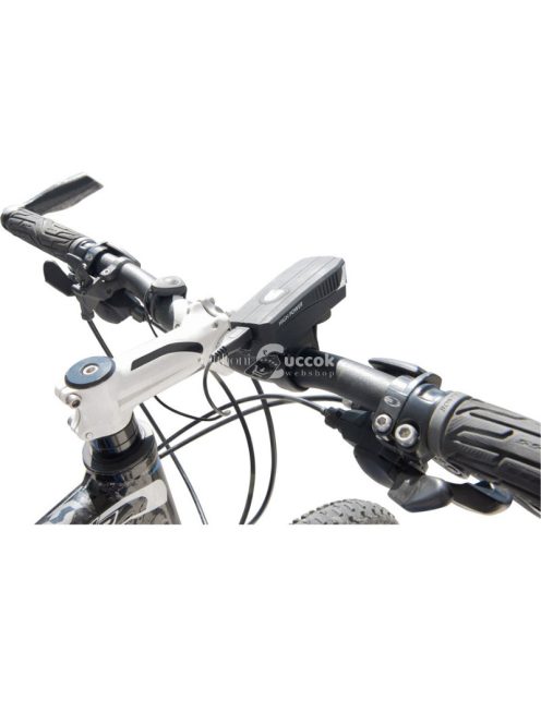 Extol Light fehér fényű biciklis LED lámpa és duda