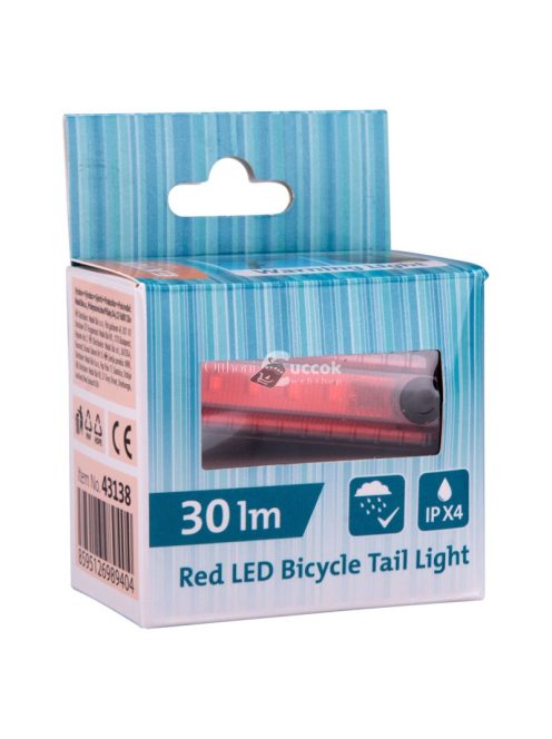 Extol Light piros fényű biciklis LED lámpa