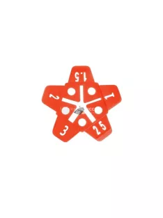   152 darabos burkolat/csempeszintező készlet – 100 db klipsszel, 2 db kulccsal, 50 db csillaggal 