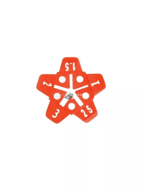 152 darabos burkolat/csempeszintező készlet – 100 db klipsszel, 2 db kulccsal, 50 db csillaggal 