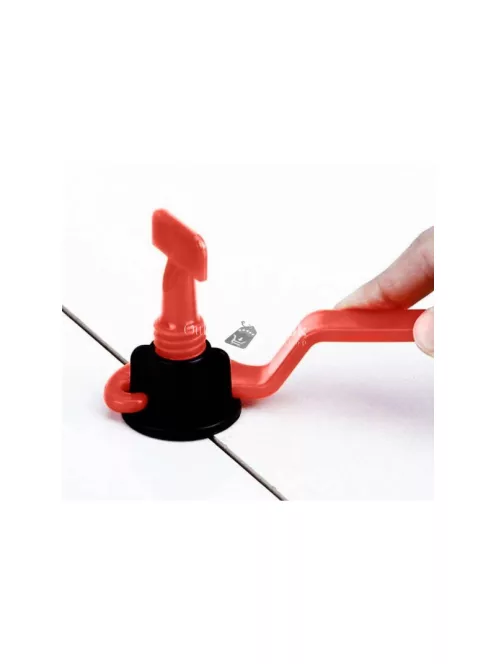 152 darabos burkolat/csempeszintező készlet – 100 db klipsszel, 2 db kulccsal, 50 db csillaggal 