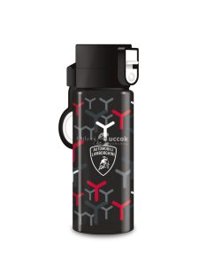   Ars Una Lamborghini biztonsági záras BPA-mentes prémium kulacs fekete színben (475 ml)