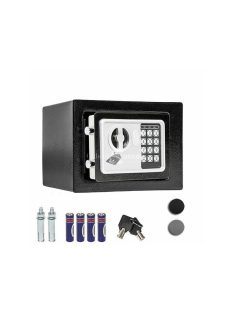   Programozható digitális biztonsági széf, bútorszéf, sötét színben