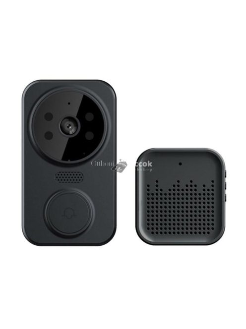 Beépített kamerás mini vezeték nélküli WiFi kapucsengő, videócsengő