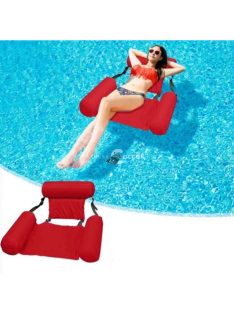   Nagyméretű, felfújható úszófotel, medence fotel - piros