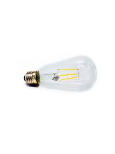   Edison izzó, filament LED retró izzó, fényforrás, 4W, 2700K, melegfehér