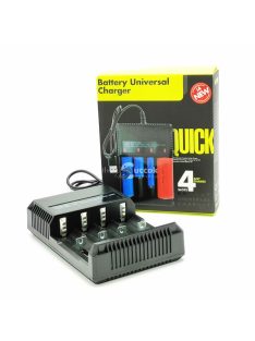   i4 ACD USB univerzális Li-Ion akkutöltő, elemtöltő, AA, AAA, 18650, stb akkukhoz