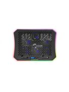 Esperanza RGB Világítású Gaming Laptop hűtőállvány telefontartóval 