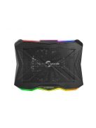 Esperanza RGB világítású Gaming Laptop hűtőállvány fekete