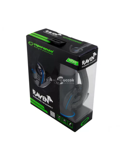 Esperanza sztereó gaming fejhallgató mikrofonnal