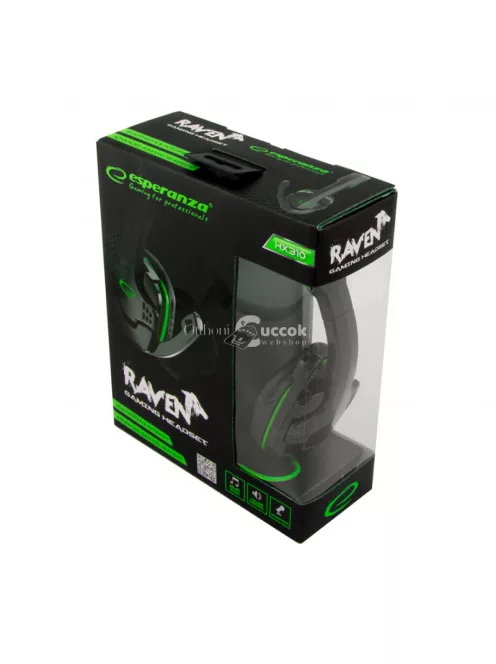 Esperanza sztereó gaming fejhallgató mikrofonnal