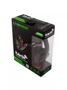 Esperanza sztereó gaming fejhallgató mikrofonnal piros 