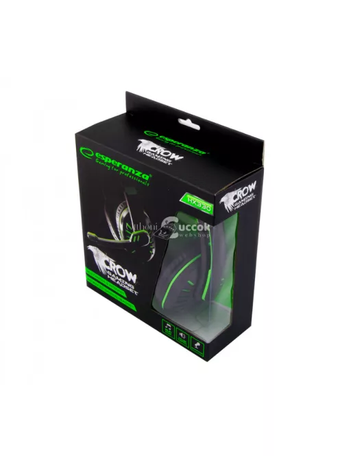 Esperanza Gaming fejhallgató mikrofonnal