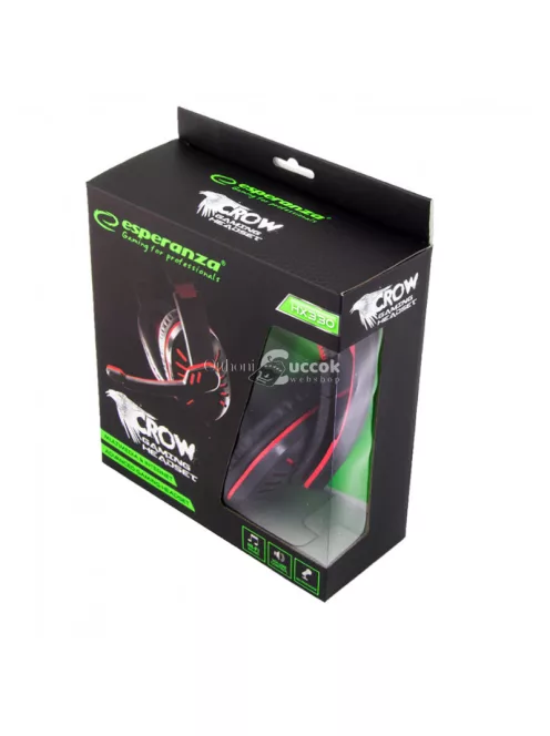 Esperanza Gaming fejhallgató mikrofonnal