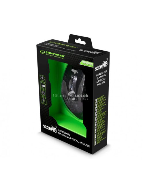 Esperanza vezetékes Gaming USB egér kék 