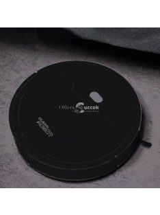   Smart robotporszívó, padlótisztító készülék kiegészítőkkel, fekete