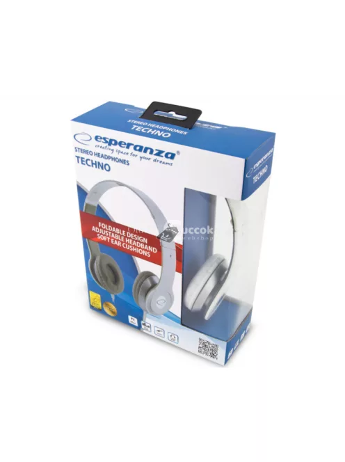 Esperanza Techno sztereó fejhallgató fehér