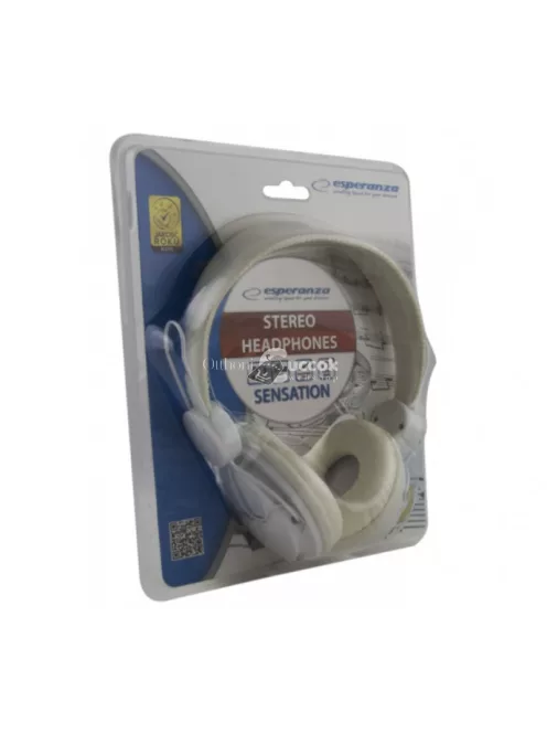 Esperanza sztereó fejhallgató fehér 