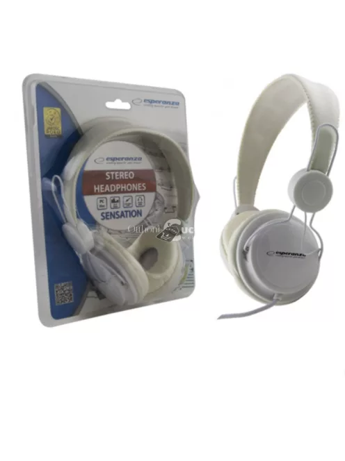 Esperanza sztereó fejhallgató fehér 