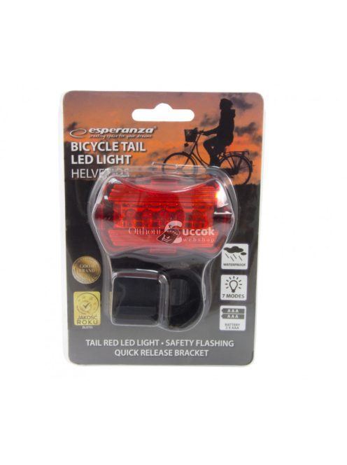 Esperanza Helvetios kerékpár hátsó LED világítás 
