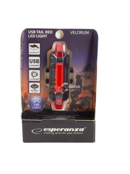 Esperanza Velorum kerékpár hátsó LED világítás