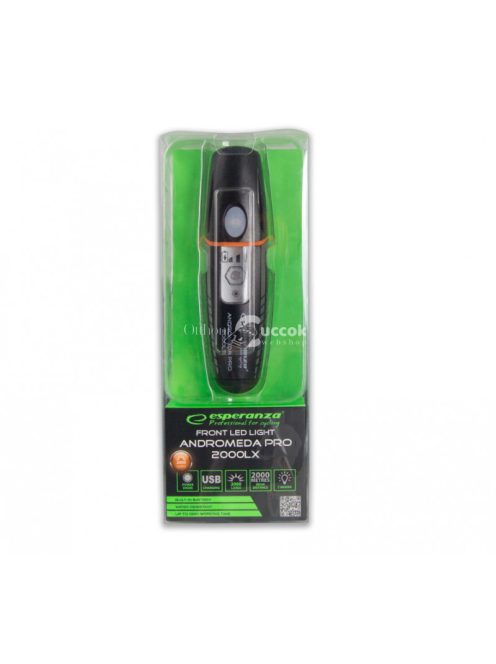 Esperanza Andromeda professzionális kerékpár első LED lámpa 