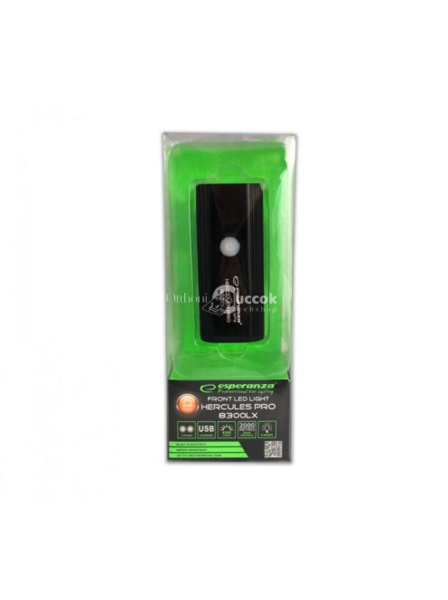 Esperanza Hercules professzionális kerékpár első LED lámpa 