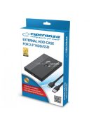 Esperanza külső HDD/SSD-TOK 2,5