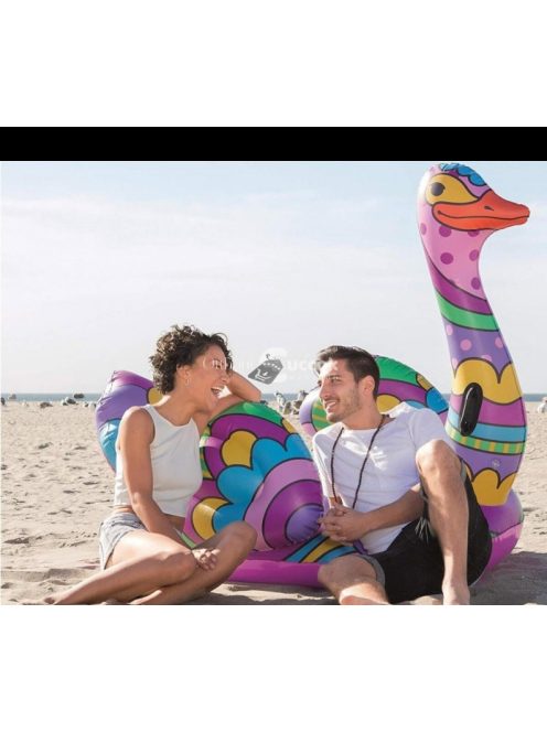 BESTWAY Pop Ostrich színes úszó sziget strucc
