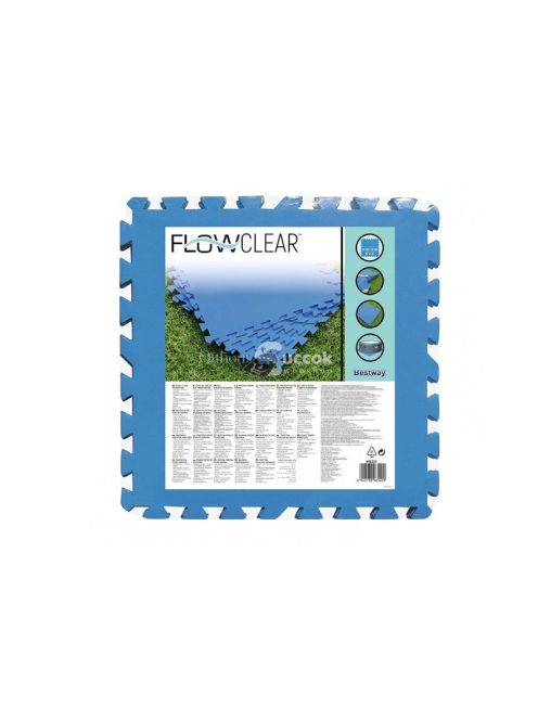 BESTWAY medence alátét puzzle szivacs 50x50 cm