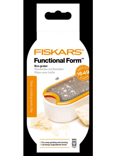 Fiskars Functional Form reszelő tálkával