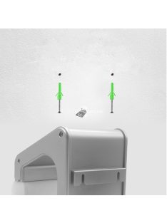   38 LED-es napelemes elegáns kültéri mozgásérzékelős fali lámpa távirányítóval