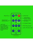 38 LED-es napelemes elegáns kültéri mozgásérzékelős fali lámpa távirányítóval