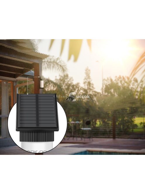 Vezeték nélküli napelemes 100 LED-es kerti lámpa