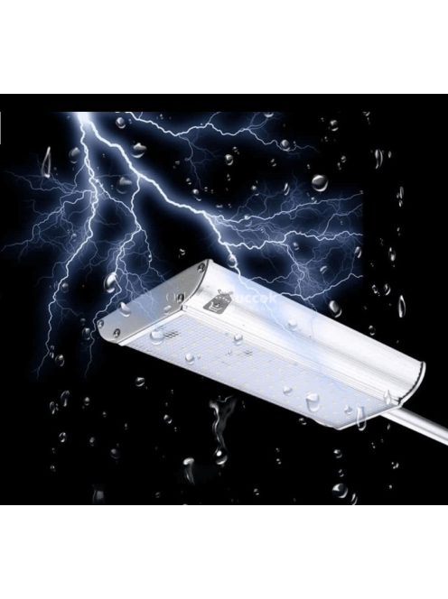 70 LED-es napelemes fali utcalámpa 5 világítási móddal, mozgásérzékelővel