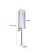 70 LED-es napelemes fali utcalámpa 5 világítási móddal, mozgásérzékelővel