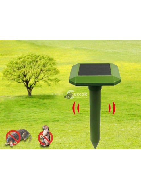 Vakondriasztó, rágcsálóriasztó (napelemes)