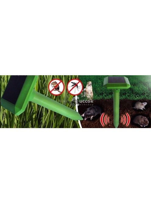 Vakondriasztó, rágcsálóriasztó (napelemes)