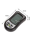Barometer barométer légnyomásmérő magasságmérő altimeter digitális iránytű túrázóknak