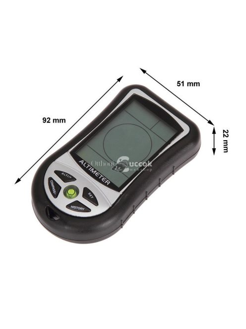 Barometer barométer légnyomásmérő magasságmérő altimeter digitális iránytű túrázóknak