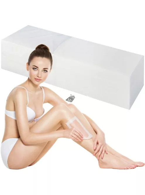 Szőrtelenítő gyantacsík, szőrtelenítő csík, gyantapapír 100 db 20x7 cm