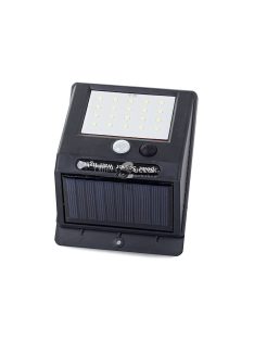   Napelemes kültéri fali led lámpa érzékelővel 20 smd led
