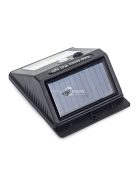 Napelemes kültéri led fali lámpa cob mozgásérzékelővel vízálló 350 lumen