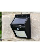 Napelemes led kültéri lámpa mozgásérzékelővel szürkületérzékelővel 30 led