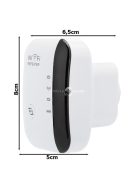 WiFi jelerősítő beépített antennákkal 300mb/s